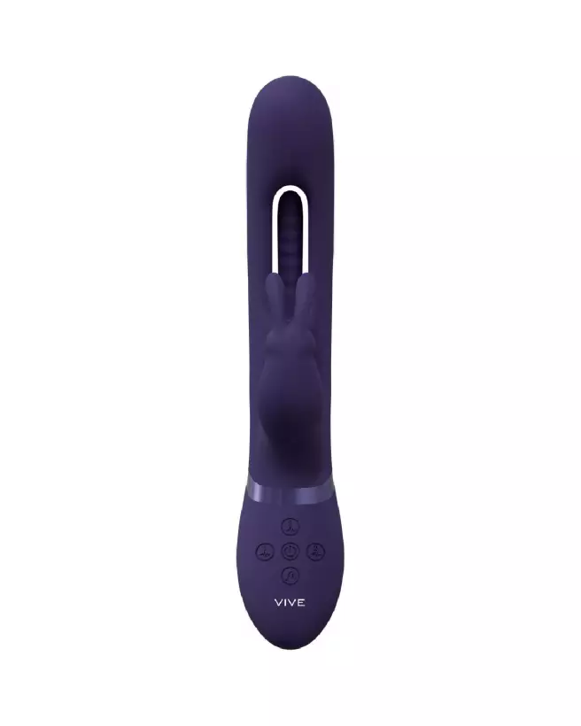 VIVE by Shots Mika Triple Motor Vibrating Rabbit Purple G-Spot Stimulator-4