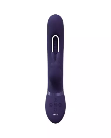 VIVE by Shots Mika Triple Motor Vibrating Rabbit Purple G-Spot Stimulator-4