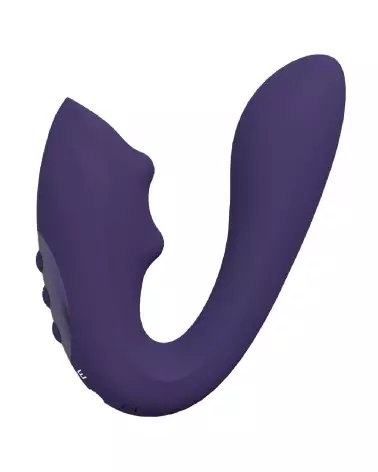 Yuki Dual Motor G-Spot Vibrator with Massaging Beads by VIVE Shots in Purple for Couples-5