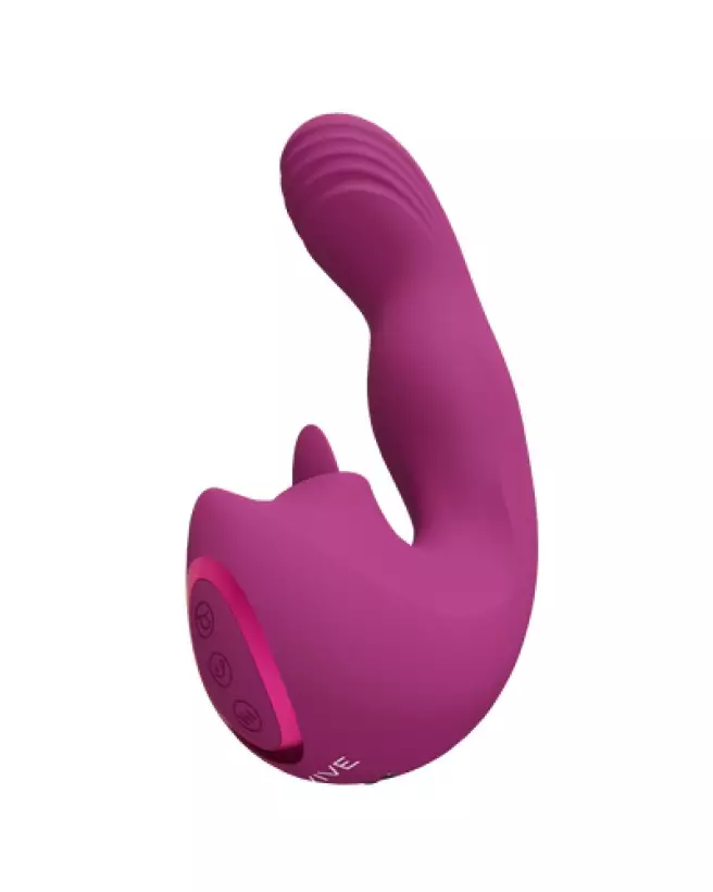 Image du Vibromasseur Point G Vive by Shots en rose, ergonomie et design élégant-1