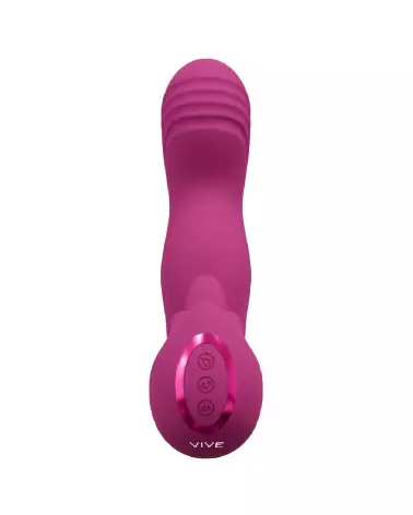 Image du Vibromasseur Point G Vive by Shots en rose, ergonomie et design élégant-4