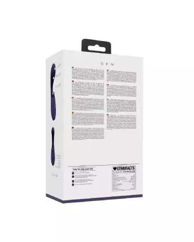 Image du Vibromasseur Point G VIVE by Shots avec Triple Moteur, Ondes Pulsées et Bristles Vibrants - Couleur Violet-3