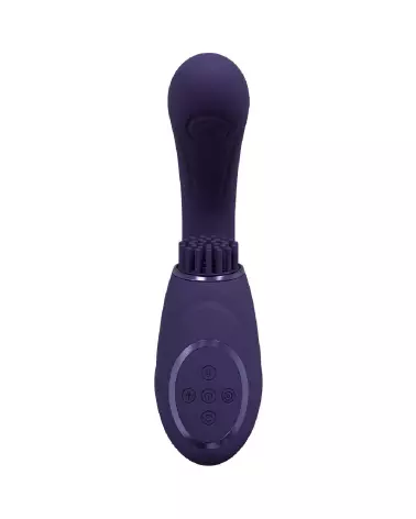 Image du Vibromasseur Point G VIVE by Shots avec Triple Moteur, Ondes Pulsées et Bristles Vibrants - Couleur Violet-6