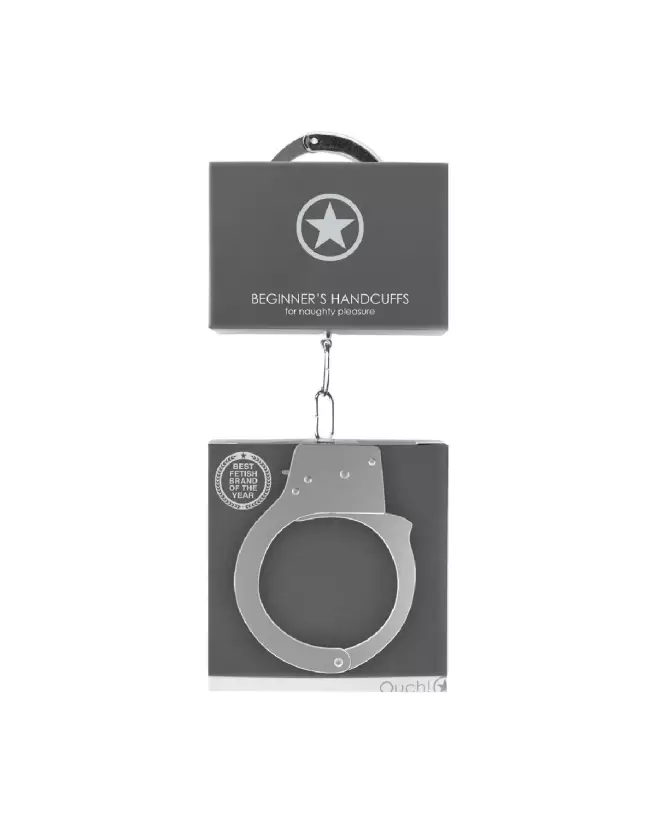 Menottes pour débutants Ouch! by Shots, accessoire BDSM sûr et confortable-2