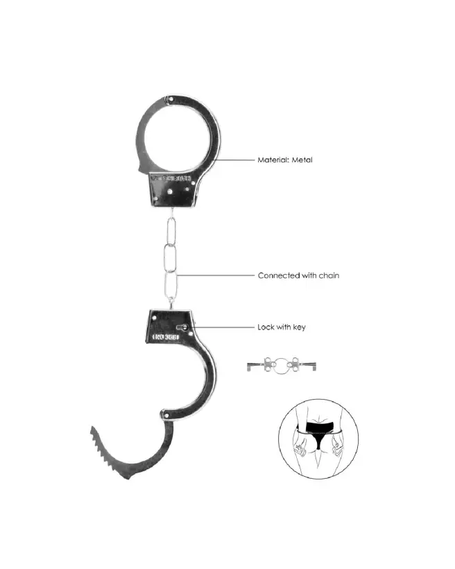 Menottes pour débutants Ouch! by Shots, accessoire BDSM sûr et confortable-6