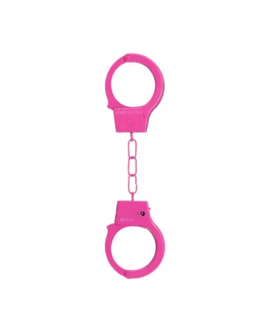 Menottes pour débutants Ouch! by Shots en matériaux doux et sécurisés-1
