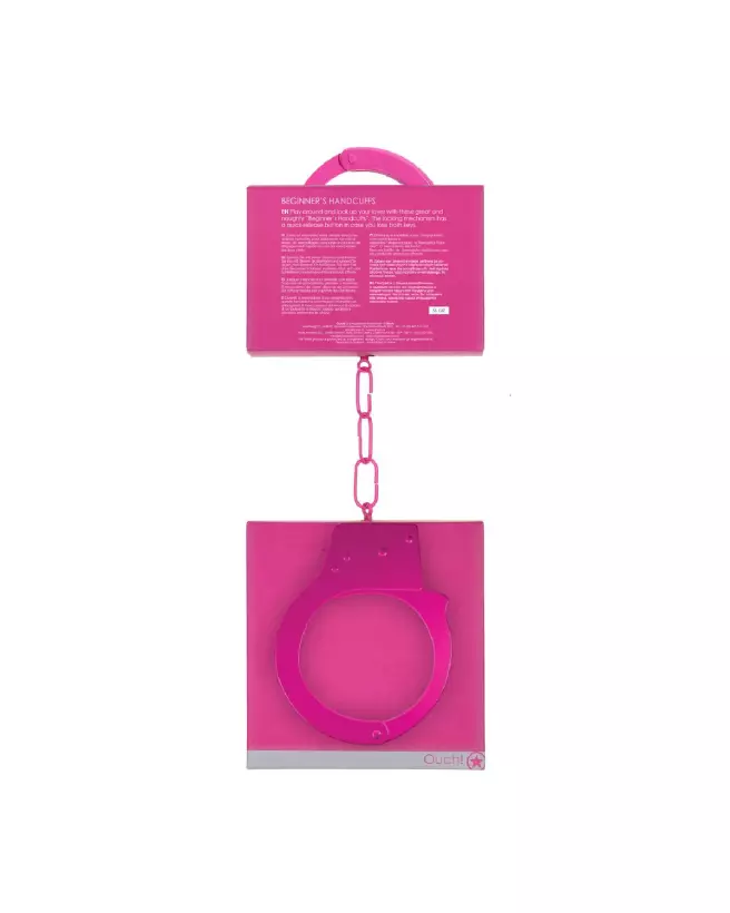 Menottes pour débutants Ouch! by Shots en matériaux doux et sécurisés-3