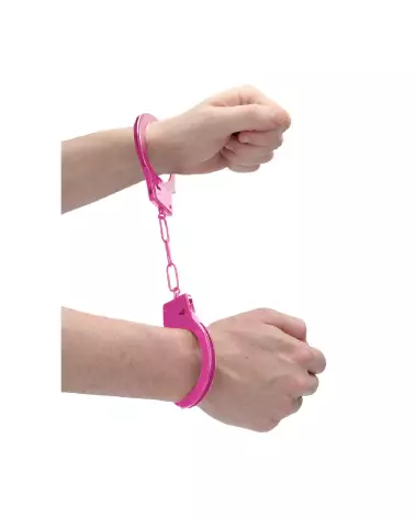 Menottes pour débutants Ouch! by Shots en matériaux doux et sécurisés-7