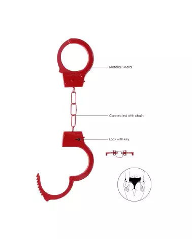 Image des Beginner's Handcuffs par Ouch! by Shots, menottes confortables pour débutants en BDSM-6