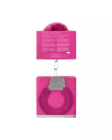 Menottes fourrure débutant Ouch! by Shots pour jeux de bondage doux et sécurisé-3