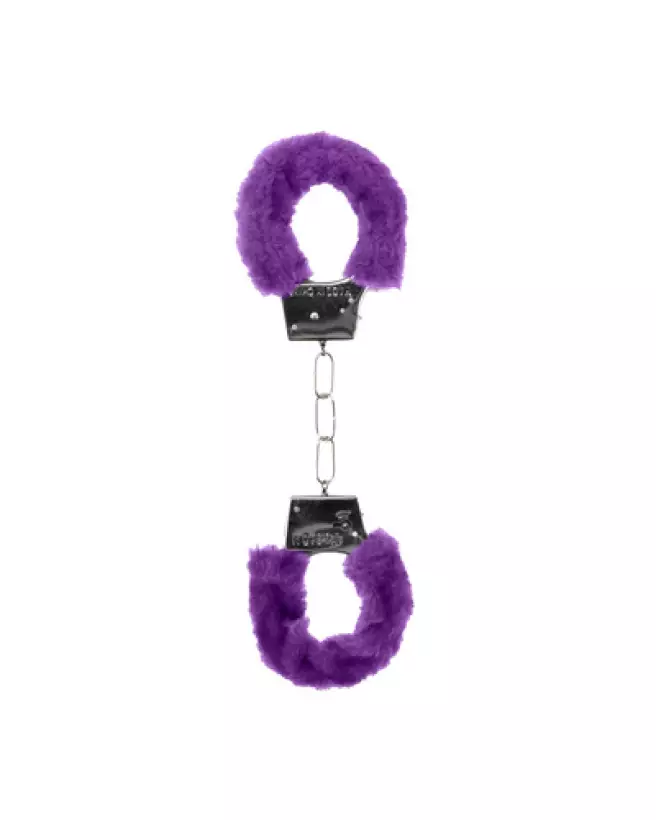 Menottes en fourrure pour débutants Ouch! by Shots, idéales pour bondage doux-1