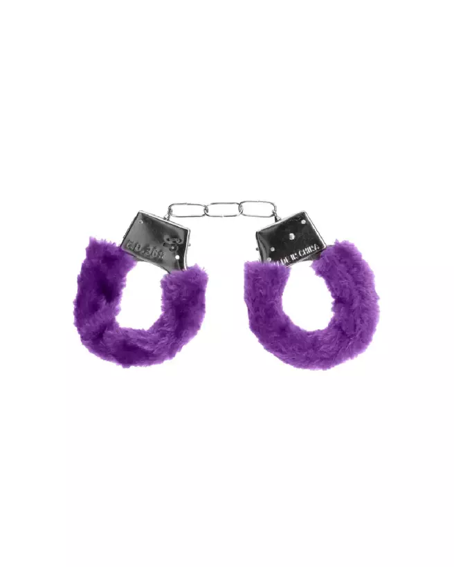 Menottes en fourrure pour débutants Ouch! by Shots, idéales pour bondage doux-4