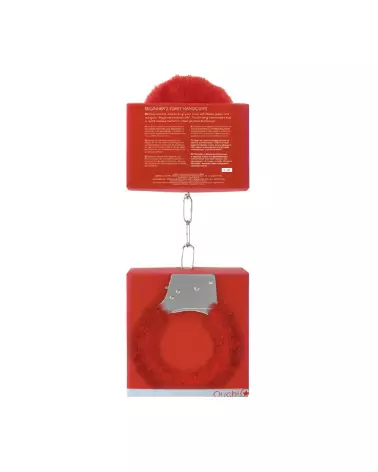 Menottes fourrure pour débutants Ouch! by Shots, accessoire bondage doux et sécurisé-3