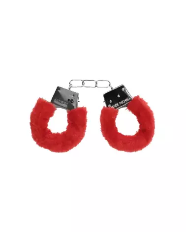 Menottes fourrure pour débutants Ouch! by Shots, accessoire bondage doux et sécurisé-4