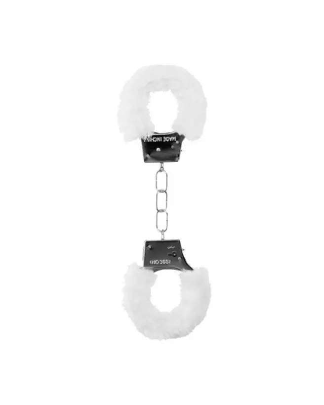 Menottes en fourrure pour débutants de Ouch! by Shots, parfaites pour une initiation douce au bondage-1
