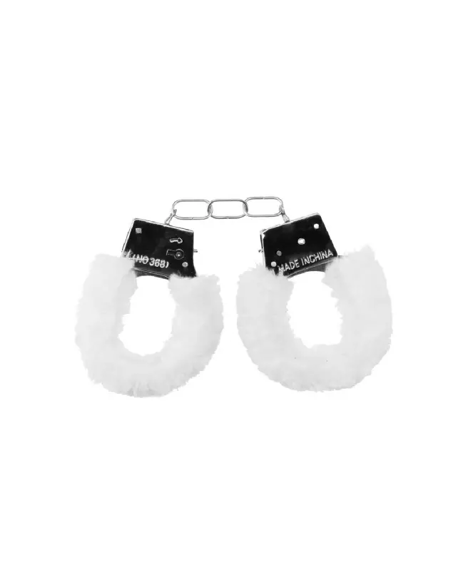 Menottes en fourrure pour débutants de Ouch! by Shots, parfaites pour une initiation douce au bondage-4