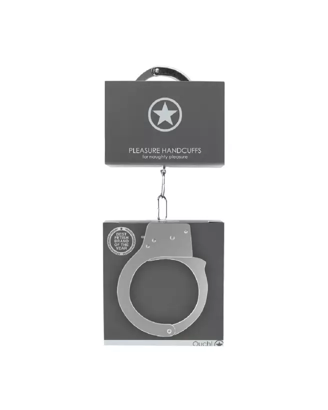 Image des menottes Pleasure Handcuffs d'Ouch! by Shots, parfait pour jeux de rôle BDSM-2