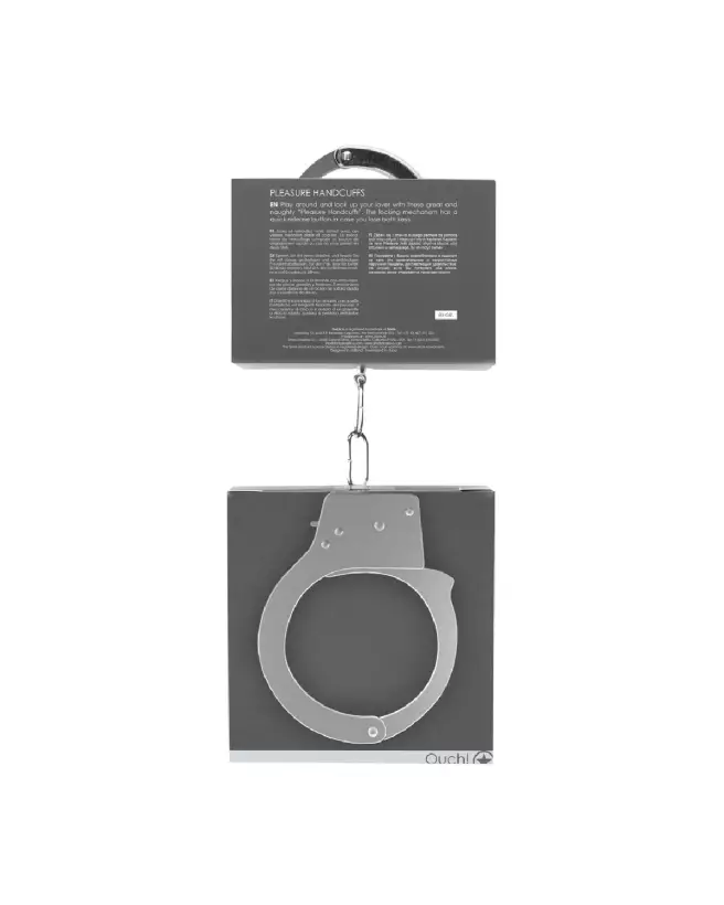 Image des menottes Pleasure Handcuffs d'Ouch! by Shots, parfait pour jeux de rôle BDSM-3