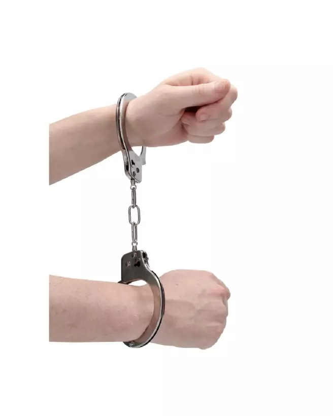 Image des menottes Pleasure Handcuffs d'Ouch! by Shots, parfait pour jeux de rôle BDSM-7