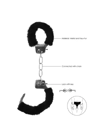 Image des Menottes Fourrées Pleasure Handcuffs Furry par Ouch! by Shots-6