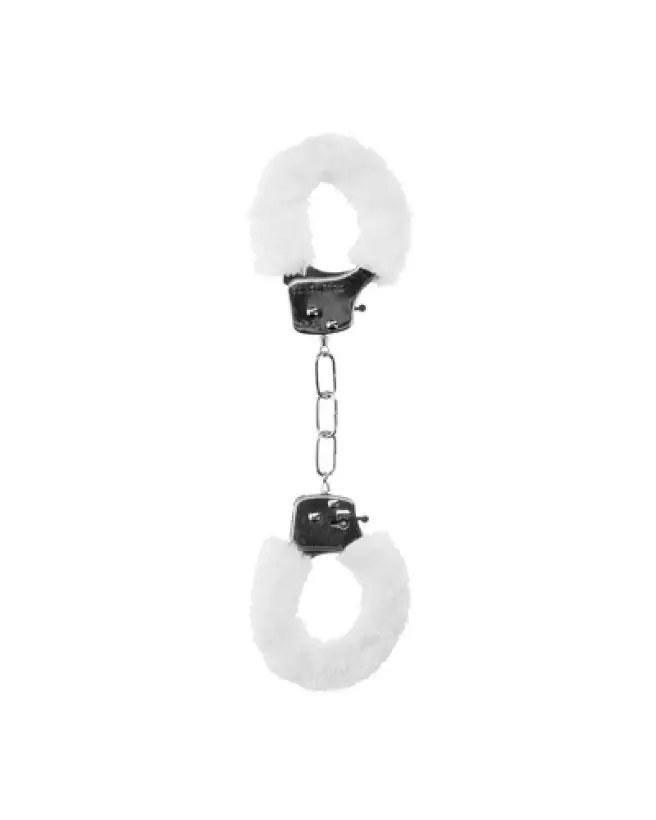 Menottes en fourrure Pleasure Handcuffs d'Ouch! by Shots pour jeux sensuels et sécurisés-1