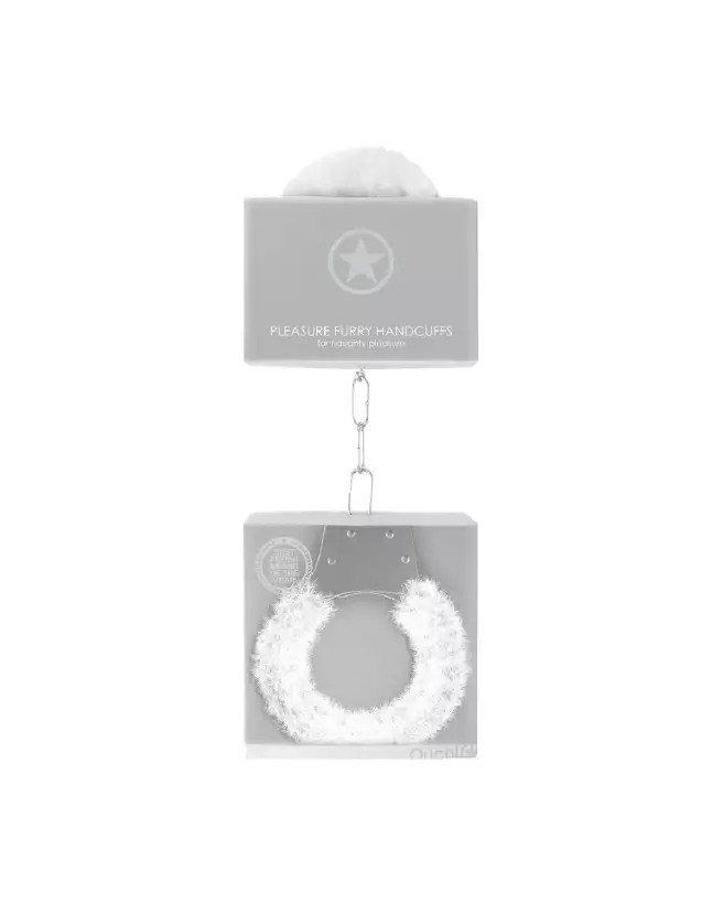 Menottes en fourrure Pleasure Handcuffs d'Ouch! by Shots pour jeux sensuels et sécurisés-2