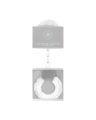 Menottes en fourrure Pleasure Handcuffs d'Ouch! by Shots pour jeux sensuels et sécurisés-2