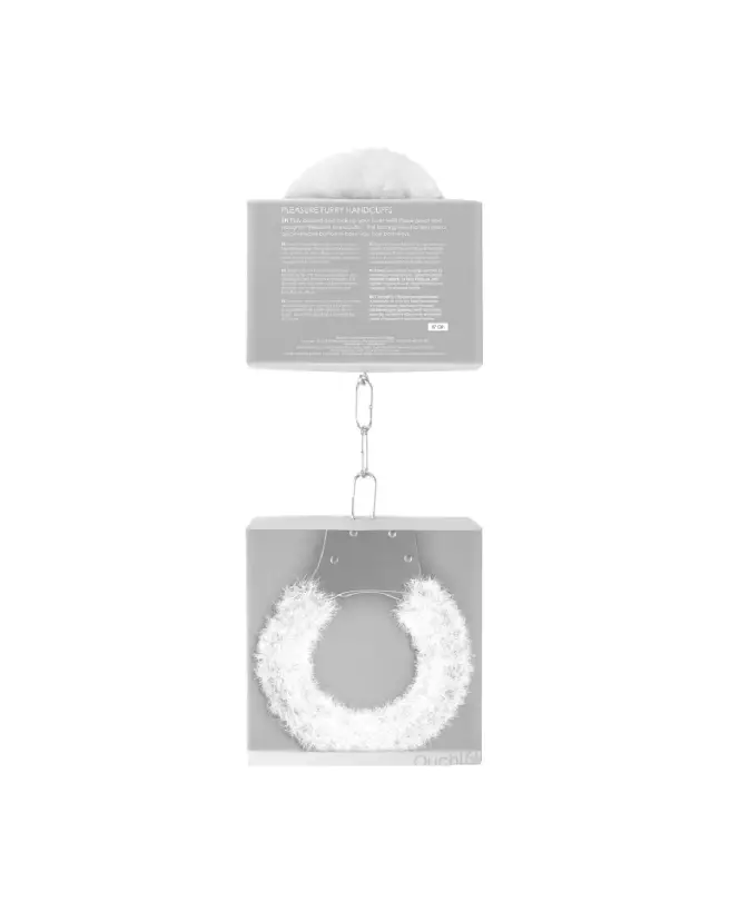 Menottes en fourrure Pleasure Handcuffs d'Ouch! by Shots pour jeux sensuels et sécurisés-3