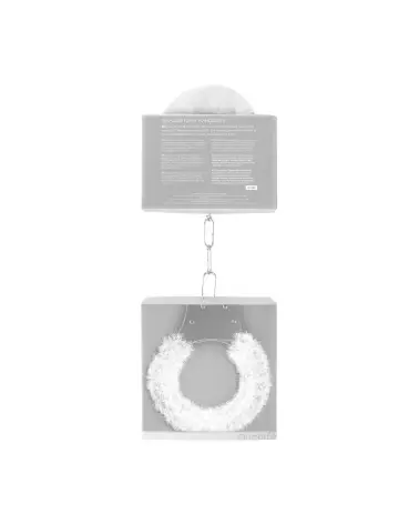Menottes en fourrure Pleasure Handcuffs d'Ouch! by Shots pour jeux sensuels et sécurisés-3