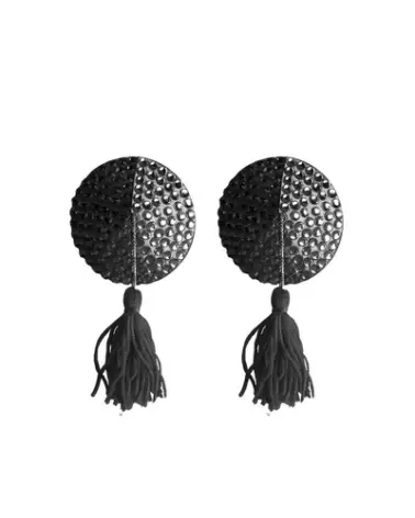 Cache-tétons ronds Nipple Tassels Ouch! Shots pour séduction et performances-1