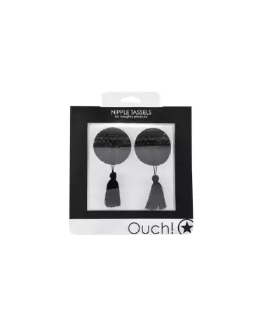 Cache-tétons ronds Nipple Tassels Ouch! Shots pour séduction et performances-2
