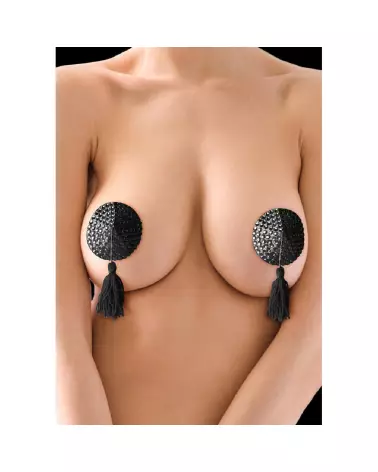 Cache-tétons ronds Nipple Tassels Ouch! Shots pour séduction et performances-4