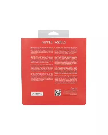 Cache-tétons ronds Nipple Tassels de Ouch! by Shots, accessoire lingerie élégant-3