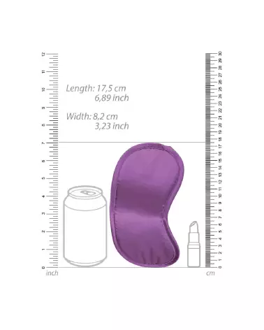 Masque pour les yeux doux Ouch! by Shots pour jeux érotiques et sensoriels-6