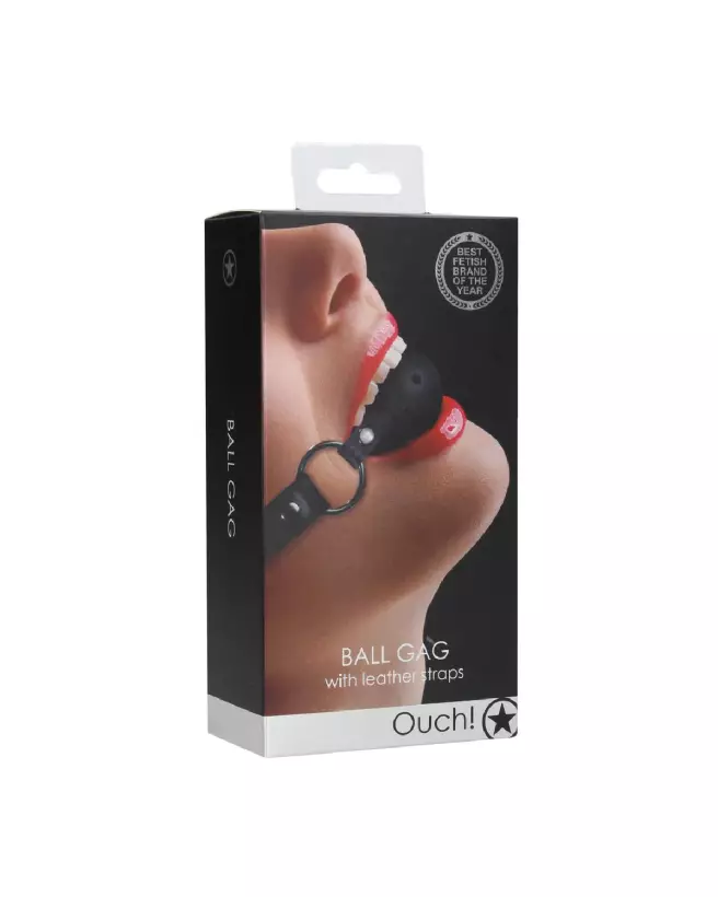 Ball Gag Ouch! by Shots pour jeux de domination et contrôle silencieux-2