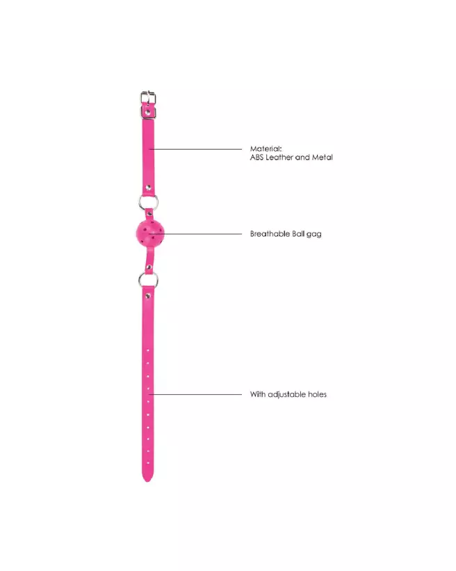 Ball Gag de Ouch! by Shots en silicone pour BDSM-5