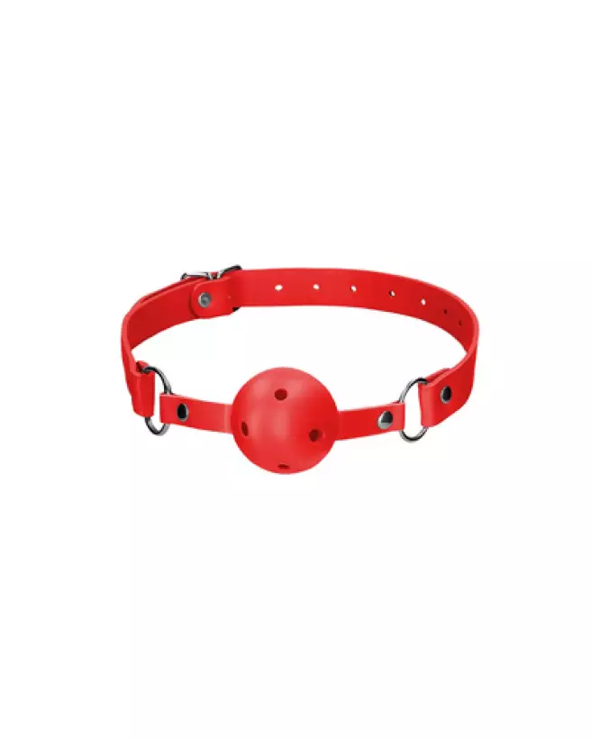 Photo du Ball Gag Ouch! by Shots en action, accessoire BDSM ajustable-1