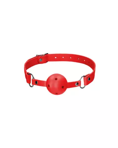 Photo du Ball Gag Ouch! by Shots en action, accessoire BDSM ajustable-1