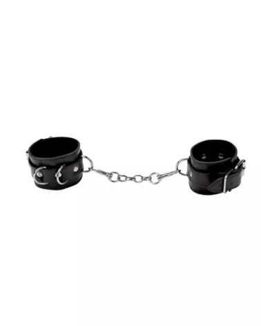 Menottes en cuir Ouch! by Shots pour jeux BDSM, robustes et ajustables-1