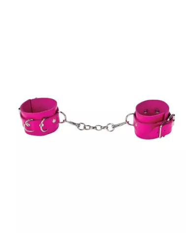 Menottes en cuir Ouch! by Shots pour jeux de bondage élégants et sécurisés-1