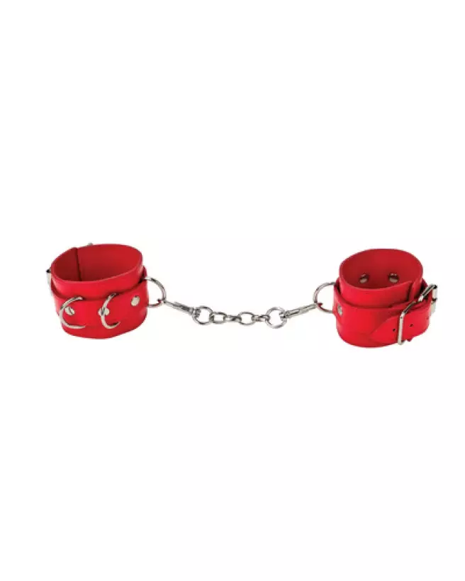 Menottes en cuir Ouch! by Shots pour bondage-1