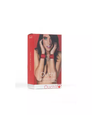 Menottes Velcro Cuffs de Ouch! by Shots pour jeux de retenue et confort optimal-2