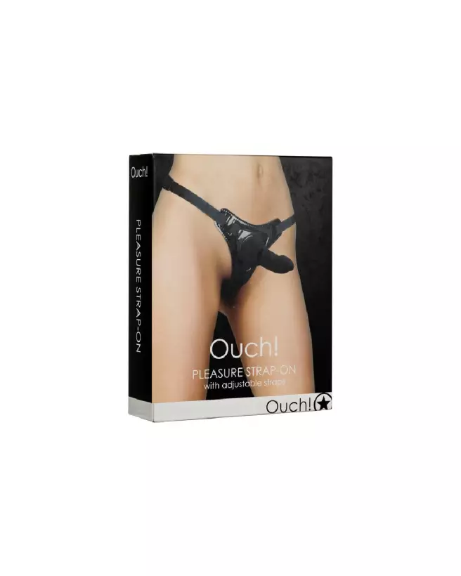 Image du Pleasure Strap-On Dildo de Ouch! by Shots pour une expérience intime optimale-3