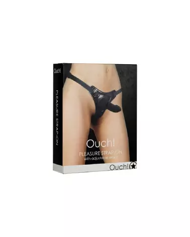 Image du Pleasure Strap-On Dildo de Ouch! by Shots pour une expérience intime optimale-3