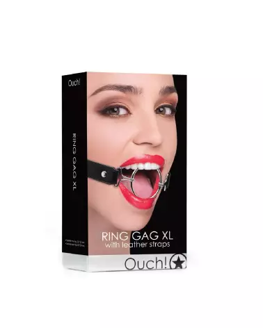 Baillon Ring Gag XL de Ouch! by Shots pour jeux BDSM avancés-2