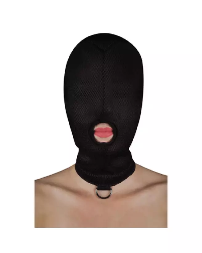 Masque Extreme Mesh One Hole avec D-Ring de Ouch! by Shots pour jeux de rôles et confort optimal-1