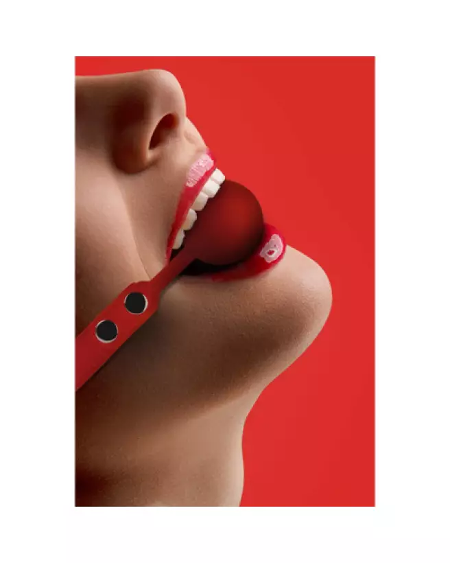 Photo de Baillon Boule en Silicone Ouch! by Shots, Accessoire BDSM-1