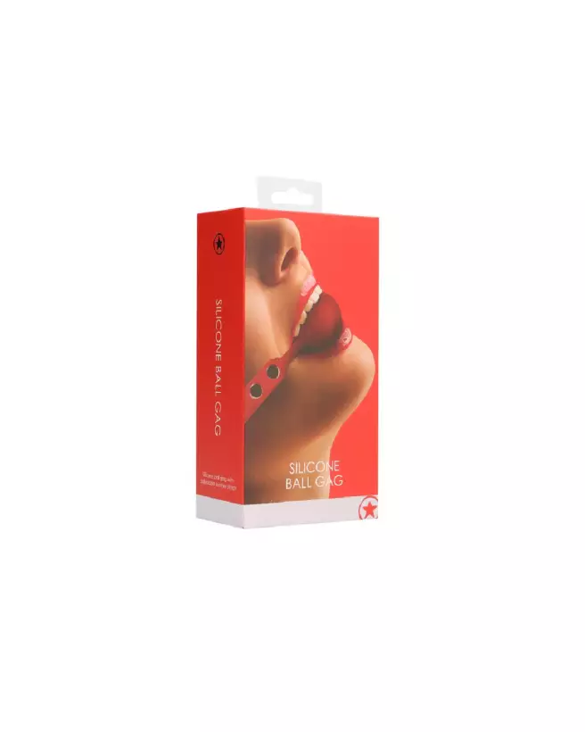 Photo de Baillon Boule en Silicone Ouch! by Shots, Accessoire BDSM-3