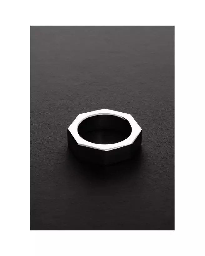 Cockring NUT en métal Steel by Shots pour endurance et performance-4