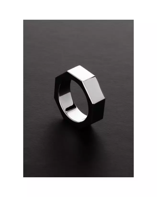 Cockring NUT en métal Steel by Shots pour endurance et confort-1
